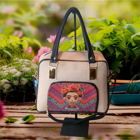 Handbags - Frida Kahlo Jute Handbag